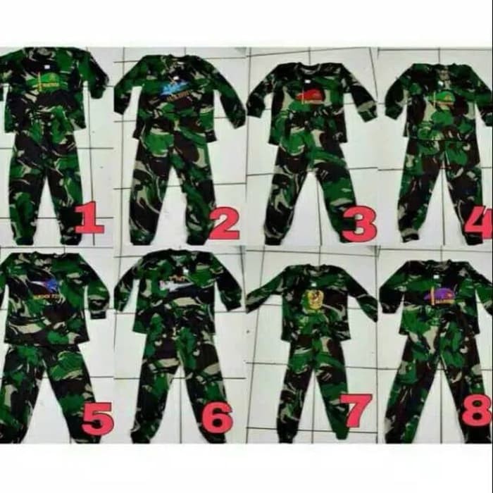 Ready Stok SETELAH KAOS ANAK DORENG ARMY