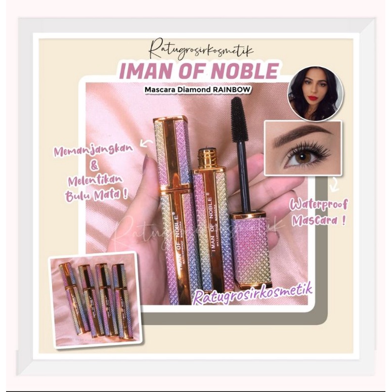 [ECER] MASCARA DIAMOND PELANGI GOLD IMAN OF NOBLE NO.M8054-2