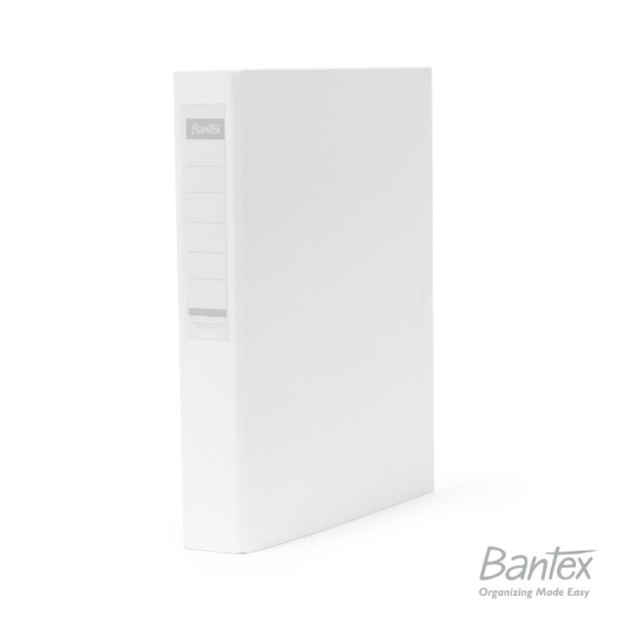 

[Artomas] Bantex Photocard Album A4 2 Ring Binder Sleeve Pocket White 8222P07 - 1 Pcs Binder