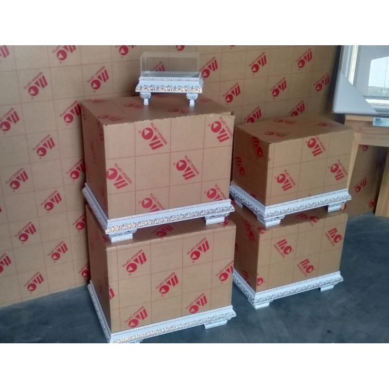 box seserahan akrilik 1set/ bonus box tempat uang