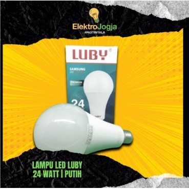 Lampu LED LUBY Classic Cahaya Putih 24W / Lampu Bohlam LED 24Watt Luby