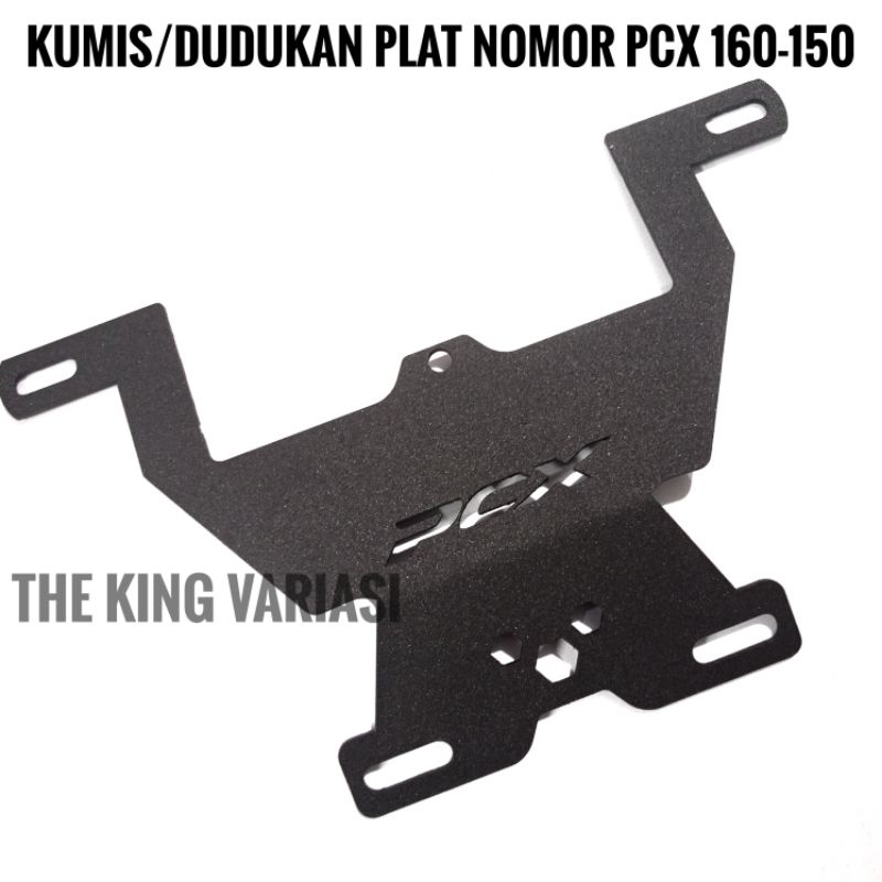 KUMIS PLAT NOMOR PCX 150CC/BREAKET PLAT NOMOR PCX 150CC/DUDUKAN PLAT NO PCX 150CC/BREAKET PLAT PCX