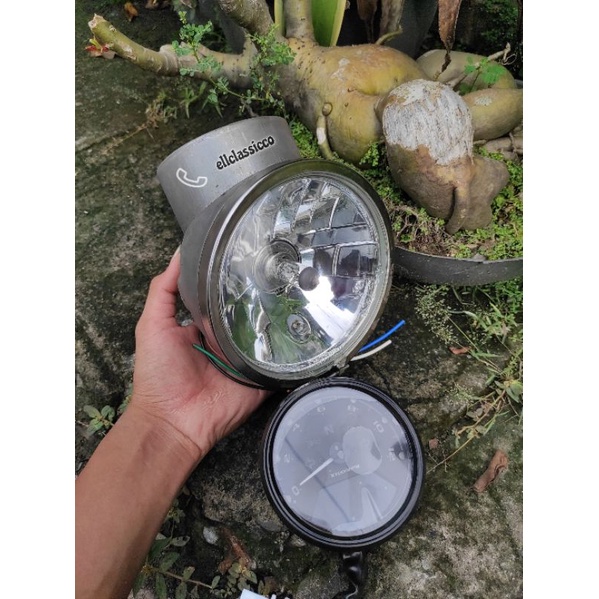 headlamp headlampu lampu depan batok yl reflejtor lampu jute taiwan spido speedo speedometer babon d