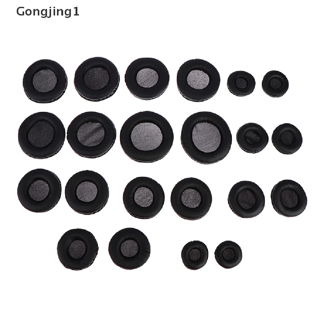 Gongjing1 2Pcs Pad / Bantalan Busa Headphone 50 / 55 / 60 / 65 / 70 / 75 / 80 / 85 / 90 / 95 / 100Mm