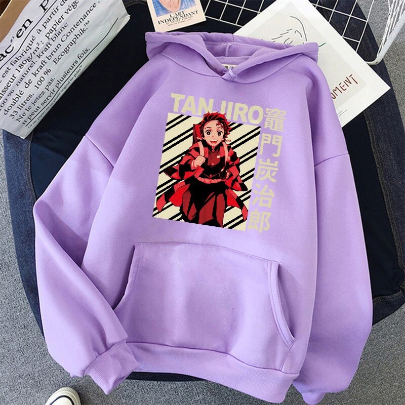 Hoodie Demon Slayer / Kaos Hoodie Atasan Anime Jepang Pria Wanita / hoddie anime / Nezuko / Tanziro