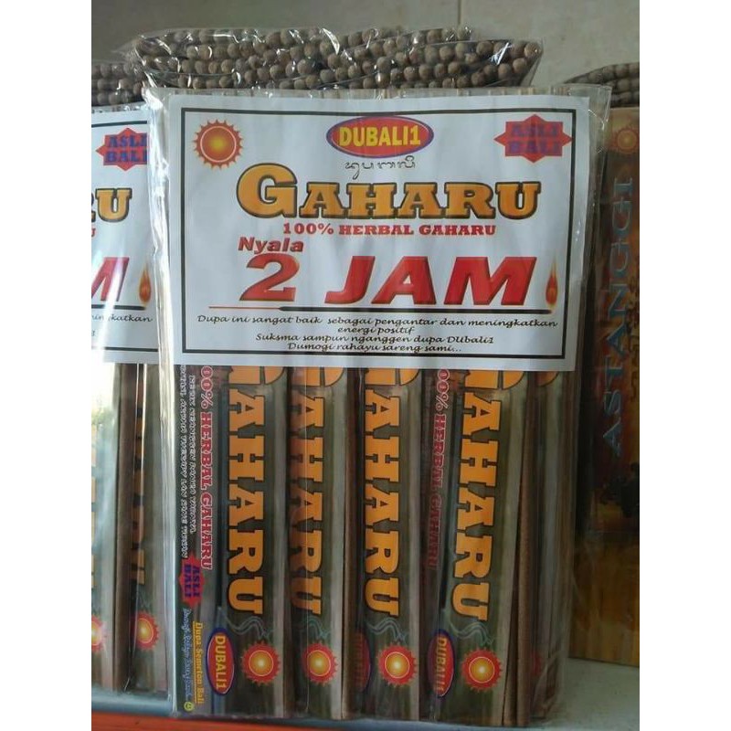 Dupa gaharu nyala 2 jam