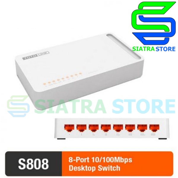 TOTOLINK S808 Switch 8 Port 10/100Mbps | Totolink S808 8 Port