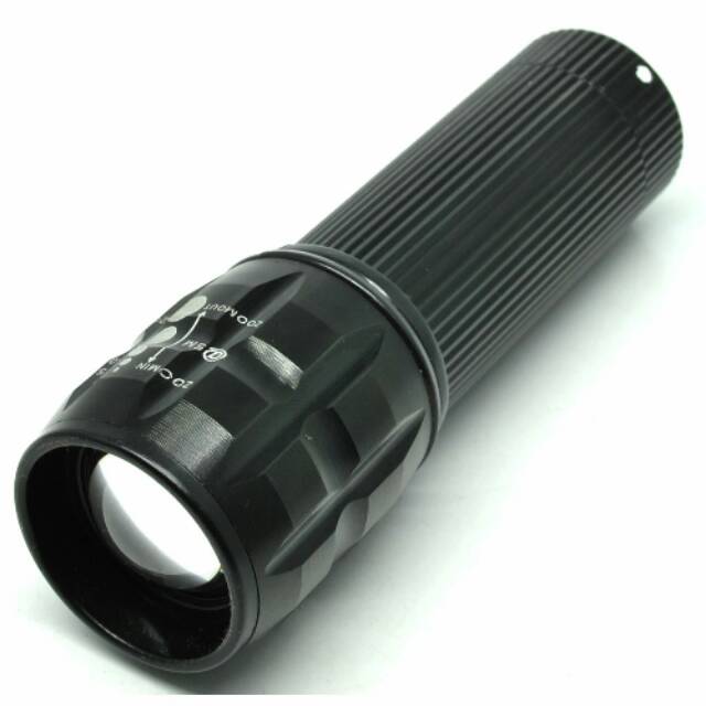 Taffware Senter LED Cree Q5 2000 Lumens - Black