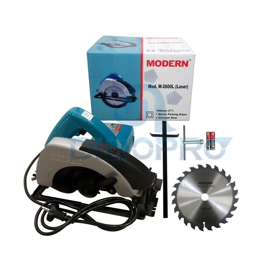 Mesin Circular Saw / Potong Kayu Modern Mod. M-2600 L (laser)