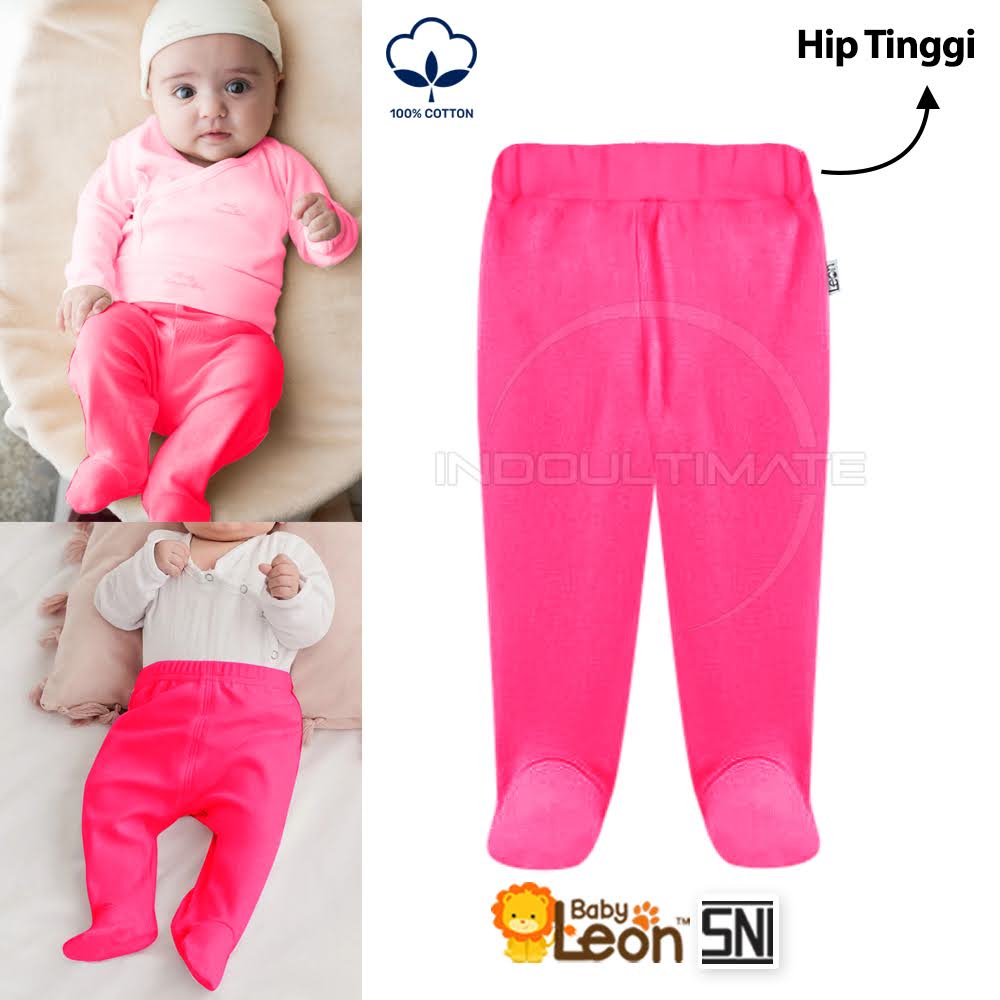 Celana Panjang Bayi Kaki Tutup BABY LEON Cotton SNI Celana Bayi Cotton Kaki Tutup Pakaian Bayi Bawahan Baju Bayi Celana Bayi newborn Celana Legging Bayi Perlengkapan Bayi Baru Lahir GY-P80-NB