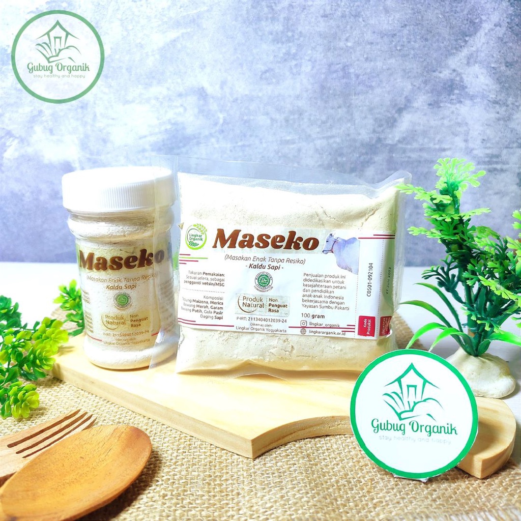 

MASEKO Kaldu Mpasi Organik 100gr Kaldu Sapi Non Msg Non GMO Kaldu Sehat Untuk Bayi