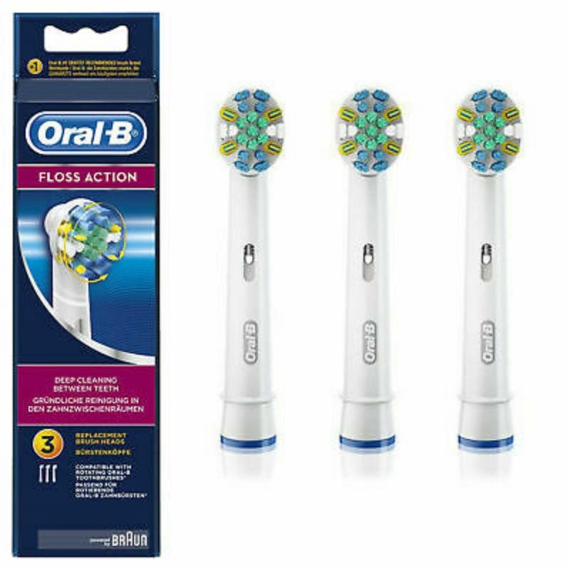 Oral B floss action toothbrush head/ kepala sikat gigi oral B