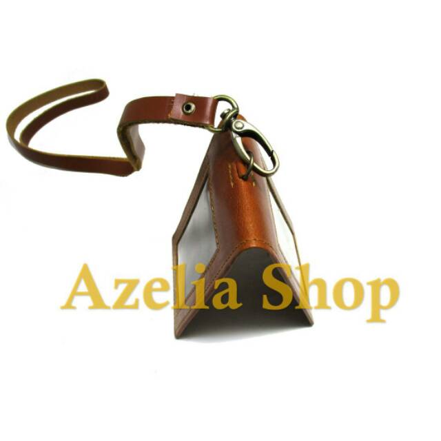 

Name tag kulit asli/id card holder kulit/dompet kartu/tempat id card/tali/gantungan/full kulit/garut