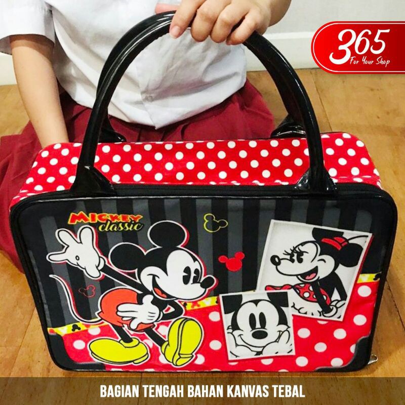 365 TAS BAG KOPER TRAVEL BAG 1411 KANVAS KOKOH PERSEGI BAHAN PREMIUM WARNA MENARIK