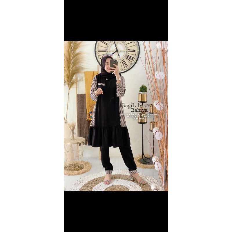 BAHIYA SET ORIGINAL BY GAGIL | SETELAN TUNIK & PANT