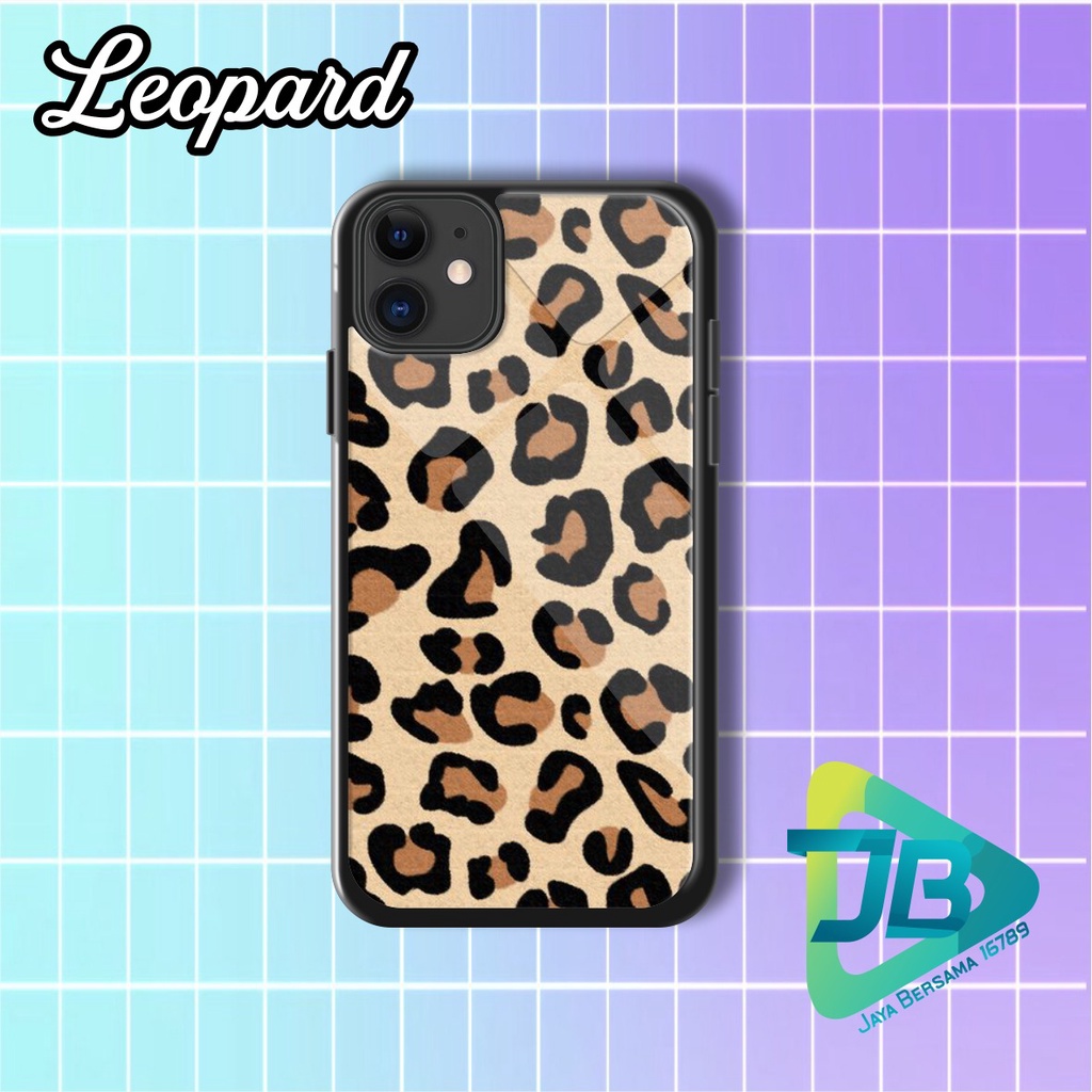 HARDCASE 2D GLOSSY LEOPARD OPPO VIVO XIAOMI SAMSUNG REALME IPHONE ALL TYPE JB5111