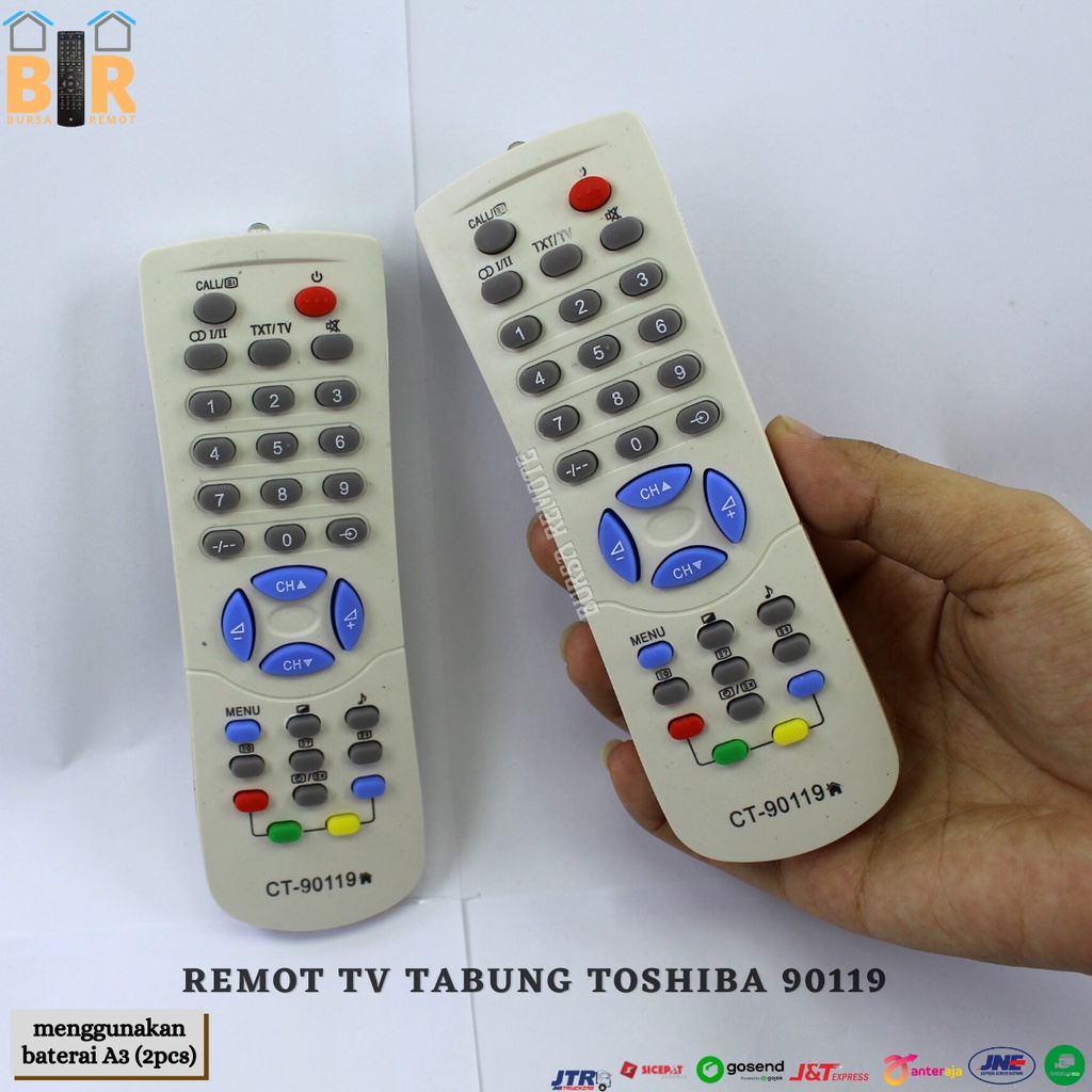 Remot REMOTE TV TOSHIBA Tabung 90119 - ECERAN Dan GROSIR