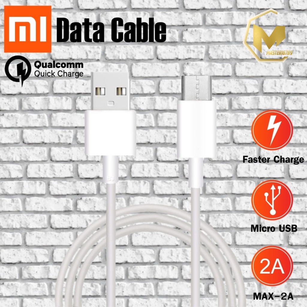 BM001 MI9 WHITE XIAOMI KABEL DATA NEW MODEL ORIGINAL REDMI 9A 9C NOTE 8 9 10 PRO MI9 TIPE C USB MA998