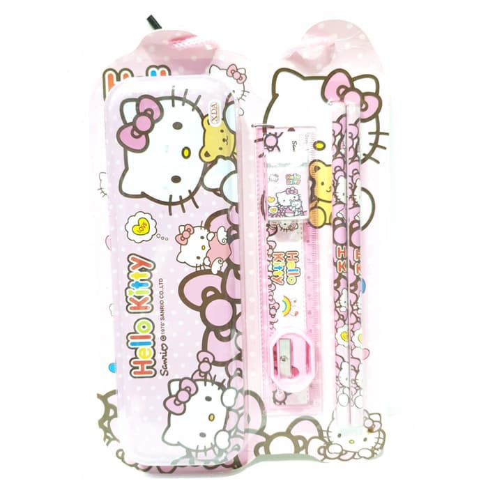 

Stationery Set Kotak Pensil Alat Tulis Anak Hello Kitty 3340