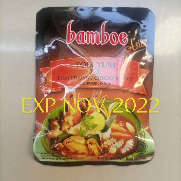 

Instan-Masak-Bumbu- Aa Bumbu Tom Yam 60Gr Tomyam Tom Yum Tomyum Bamboe -Bumbu-Masak-Instan.