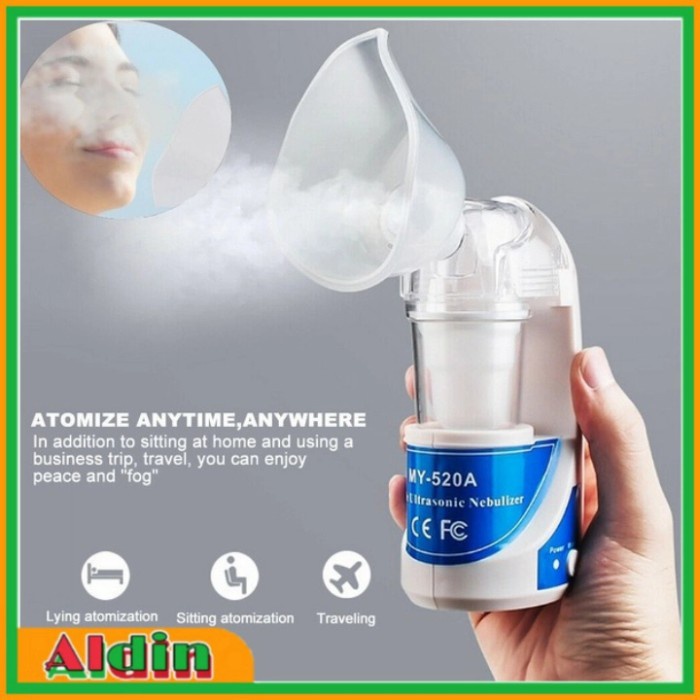 Alat Terapi Alat Terapi Pernafasan Ultrasonic Inhale Nebulizer(E6L6) BEST SELLER Alat Terapi Listrik