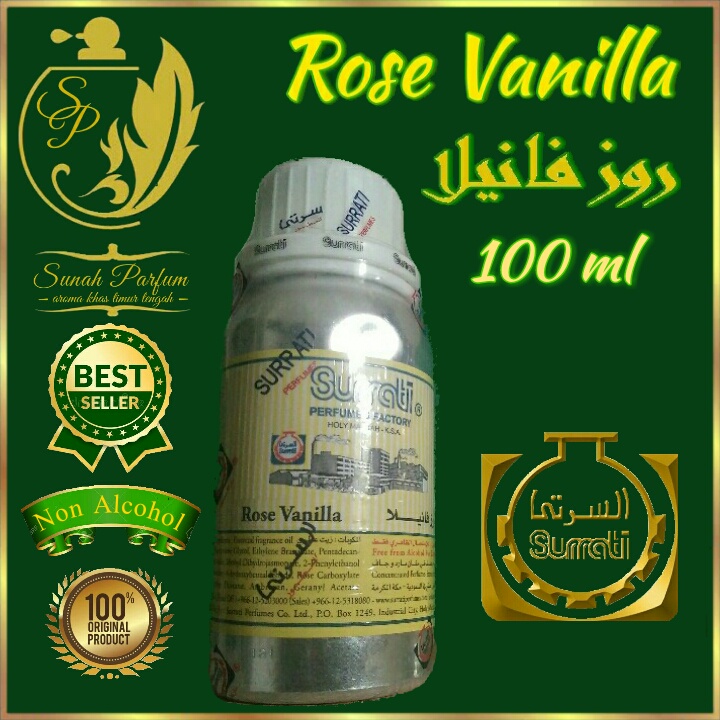 Rose vanilla 100ml Original Surrati