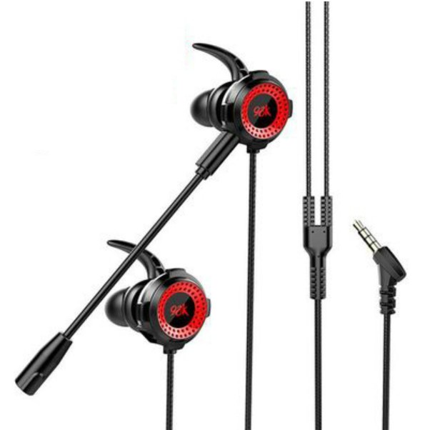 ⭐DC G20 Headset Gaming PUBG Bass Noise Cancelling dengan Dual Mic Mobile Earphone Gaming Murah Hifi Handsfree Headphone Gaming Xiaomi Huawei Hendset Gaming Handsfree Hedset Gaming Android-98K hitam (BOX)