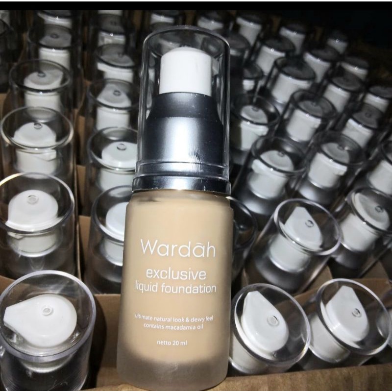 wardah exclusive liquid foundation spf 30(non dus)