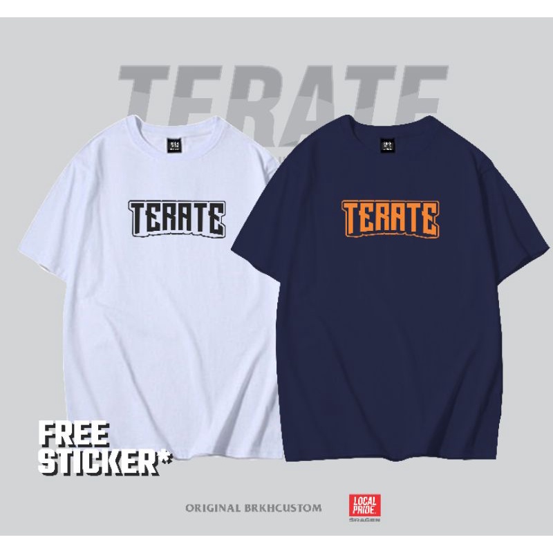 KAOS TERATE | KAOS PSHT | KAOS SH | SATU ABAD | TERATE EMAS | DESAIN SIMPLE | Pria dan wanita