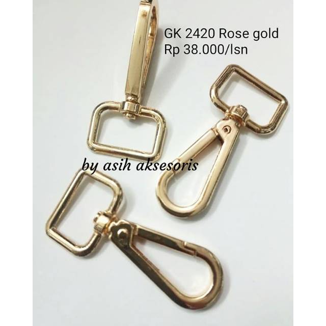 Pengait tas 2cm ( GK 2420 ) ROSE GOLD