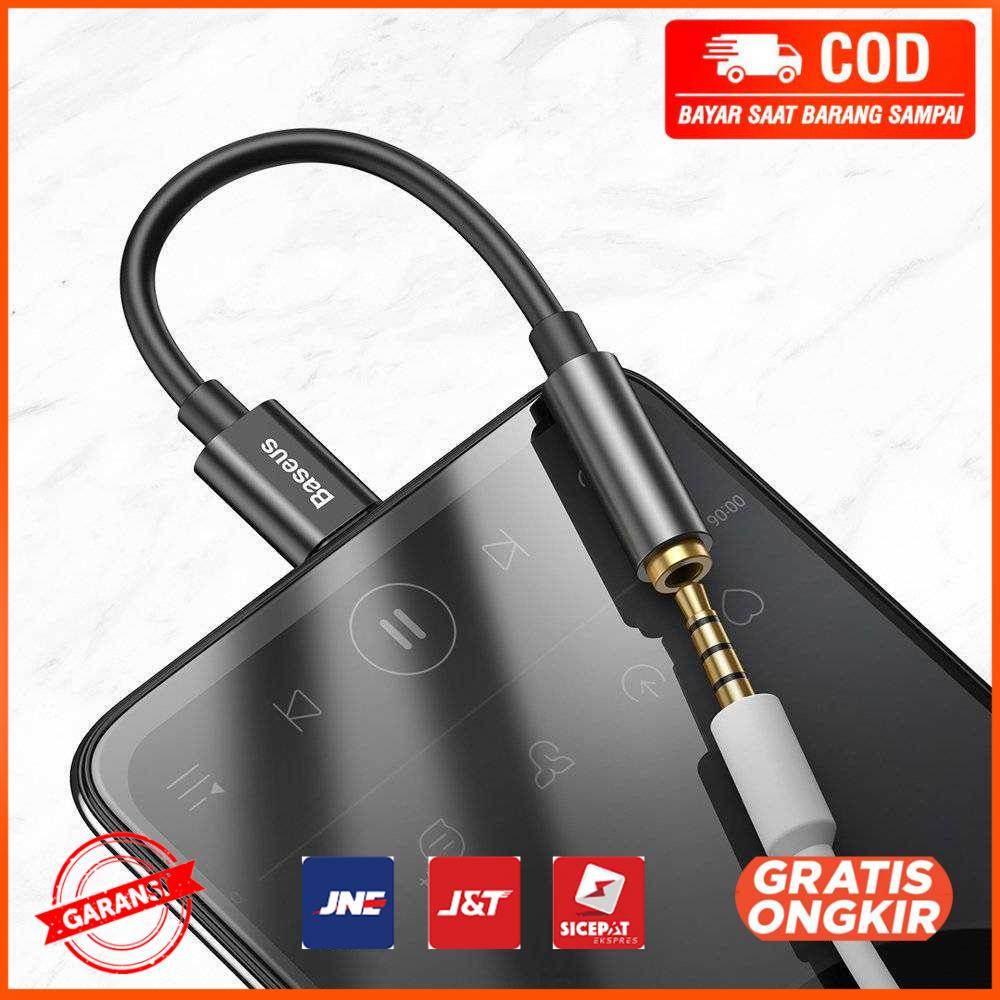 Baseus Kabel Konverter Audio Adaptor USB Type C to 3.5mm - CATL54-01