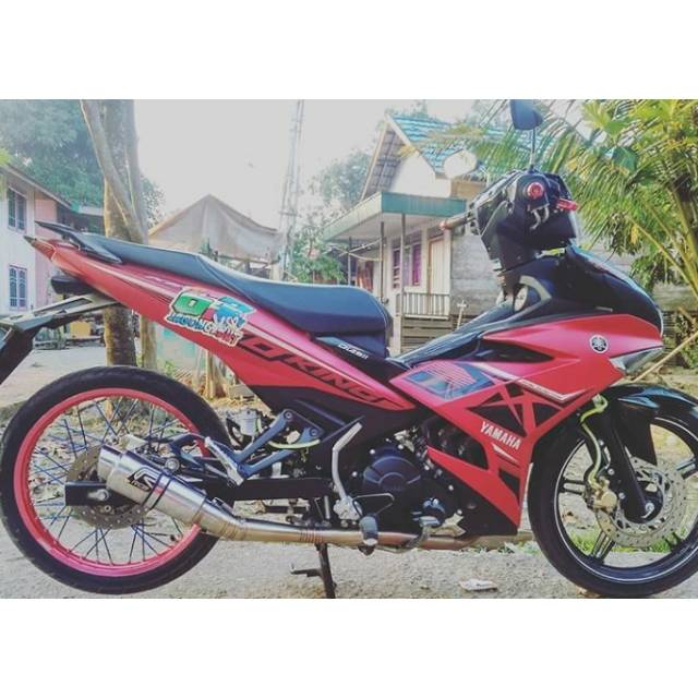 KNALPOT RACING RCB MX KING-JUPITER Z VIXION SATRIAFU MX NEW DAN OLD TIGER VERZA MINERVA SCORPIO DLL