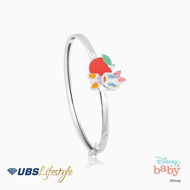 GELANG EMAS BAYI UBS DISNEY DAISY DUSCK - 17K PUTIH - VGY0108
