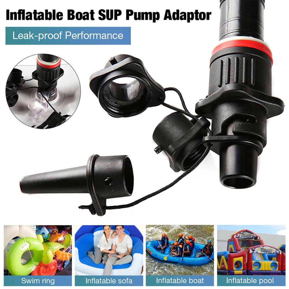 Adapter Katup Pompa Kayak Agustina Adaptor Kasur Angin Kano Portabel Air Valves Perahu Tiup Rowing Boat Valve Adapter Konversi