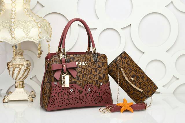 BONIA Monogram Bordir Ribbon
Series # 5850-1#
Set 2 in one