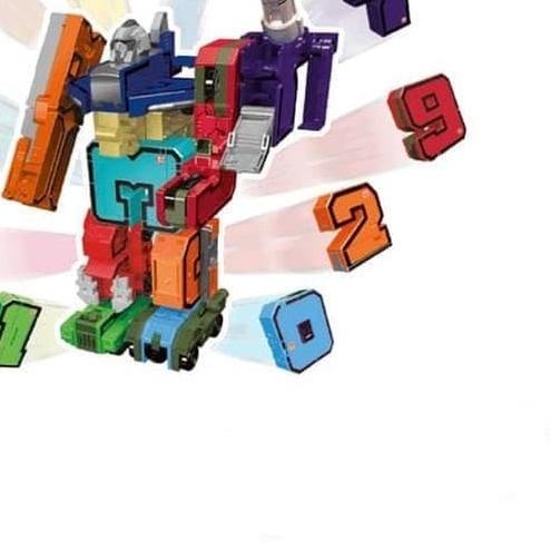 ❉ Emco POCKET MORPHERS - Number 9 Robot Transformers Angka Combiner ❃