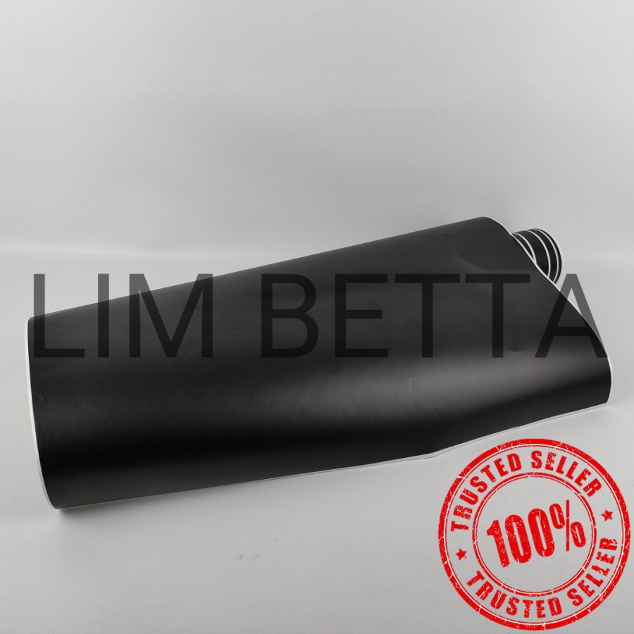 1 ROLL - SCOTLITE BACKGROUND AQUARIUM - HITAM DOFF / 15 METER