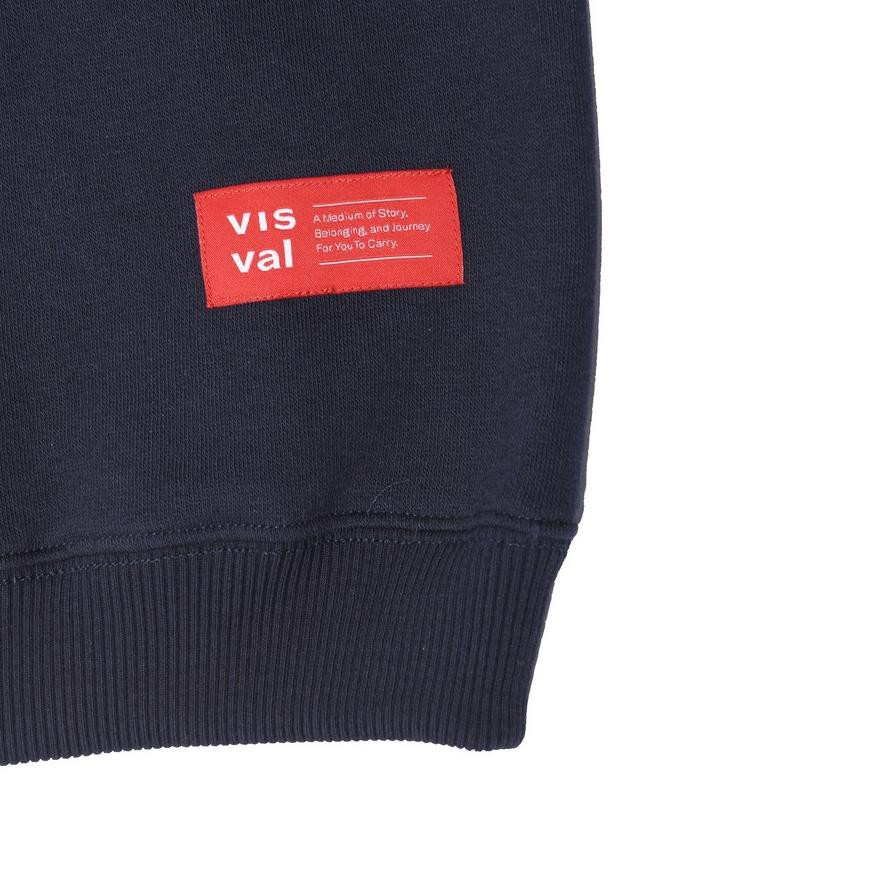 *BiG PROMO Sweater Mirage - Visval - Biru Dongker - Jaket Hoodie .,.,