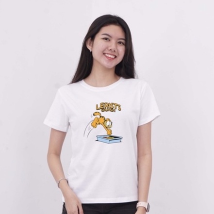 T-shirt lerist / Kaos atasan wanita terbaru Fashion Wanita Lerist kaos Cotton Combed Kaos Tumbrl Ove