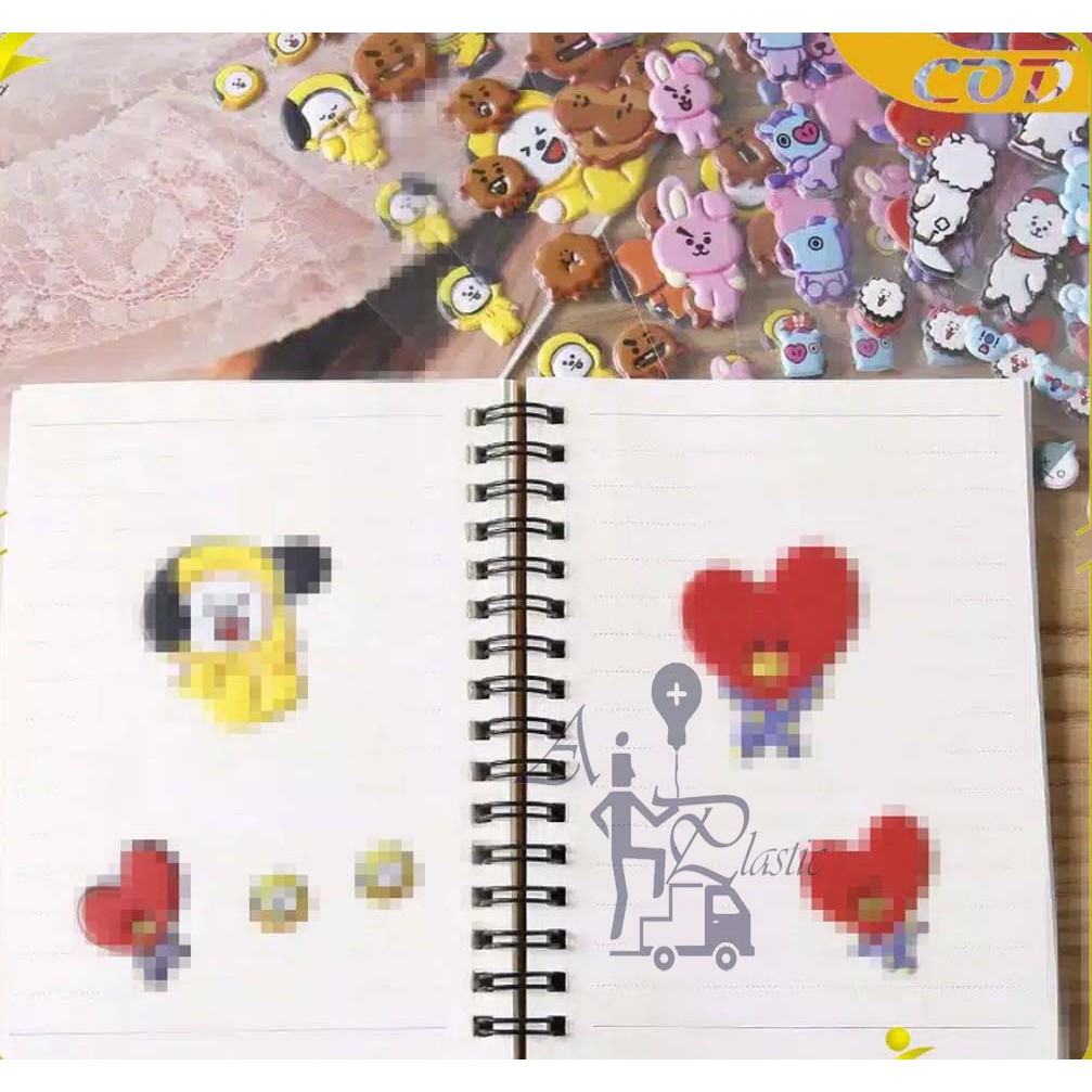 

AIO Plastic-Stiker Bubble Kartun 3D Untuk Handphone Laptop Dekorasi Termurah