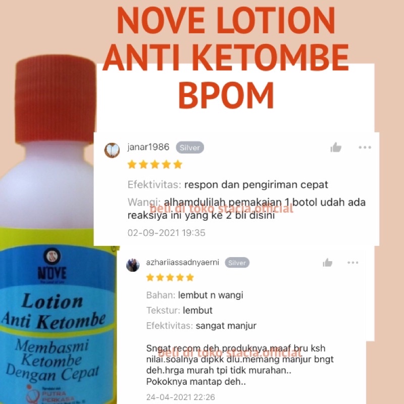 Nove - Obat Lotion Anti Menghilangkan Ketombe Kering Basah Berkerak Ampuh