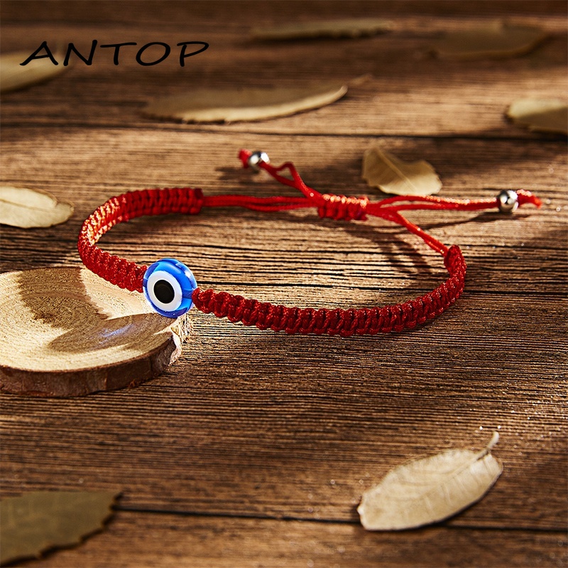 Gelang Tangan Adjustable Motif Mata Iblis Untuk Wanita  Fashion Accessories  ANTOP