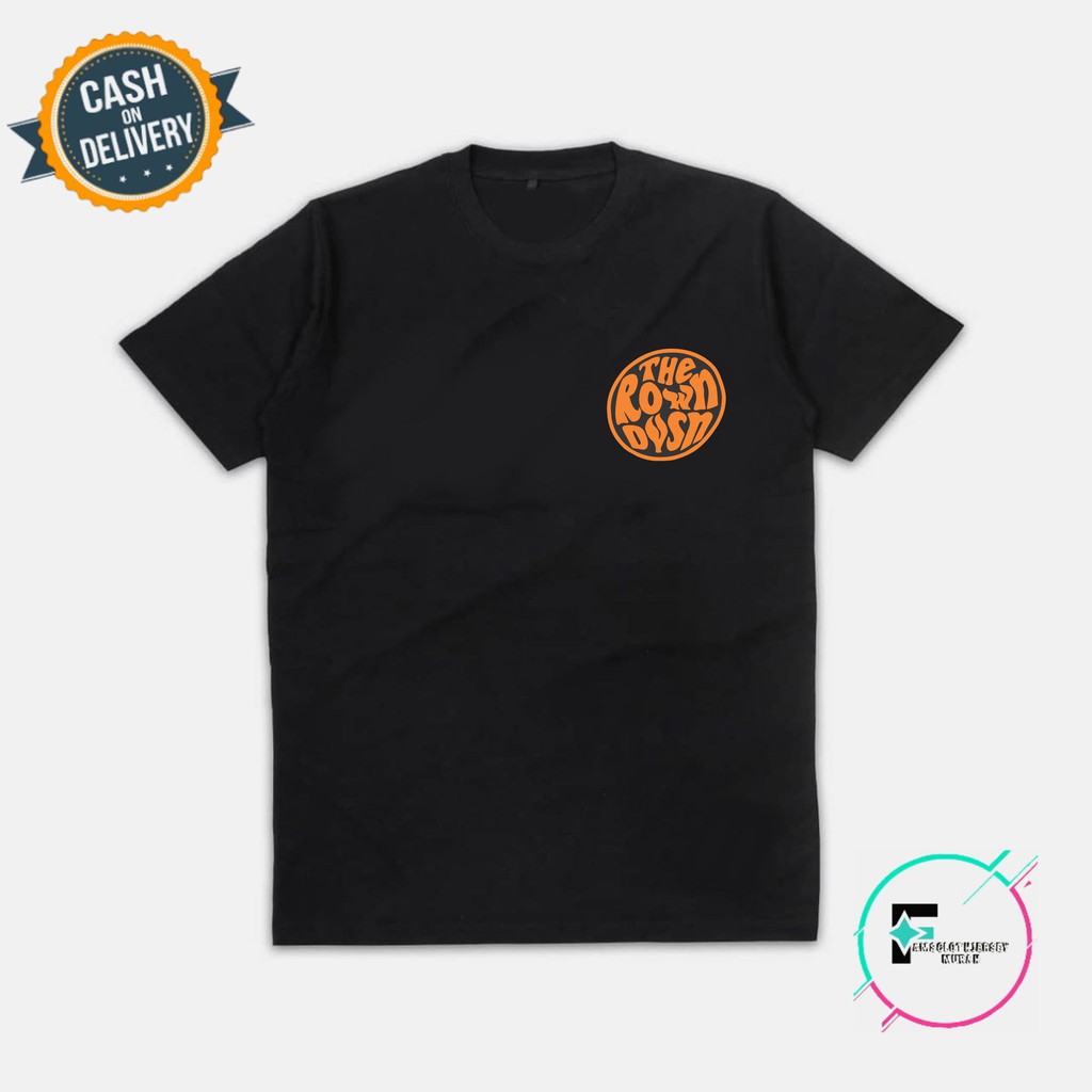 T-SHIRT KAOS DISTRO PRIA LOGO THE ROWNDVSN COTTON COMBED 30S S M L XL