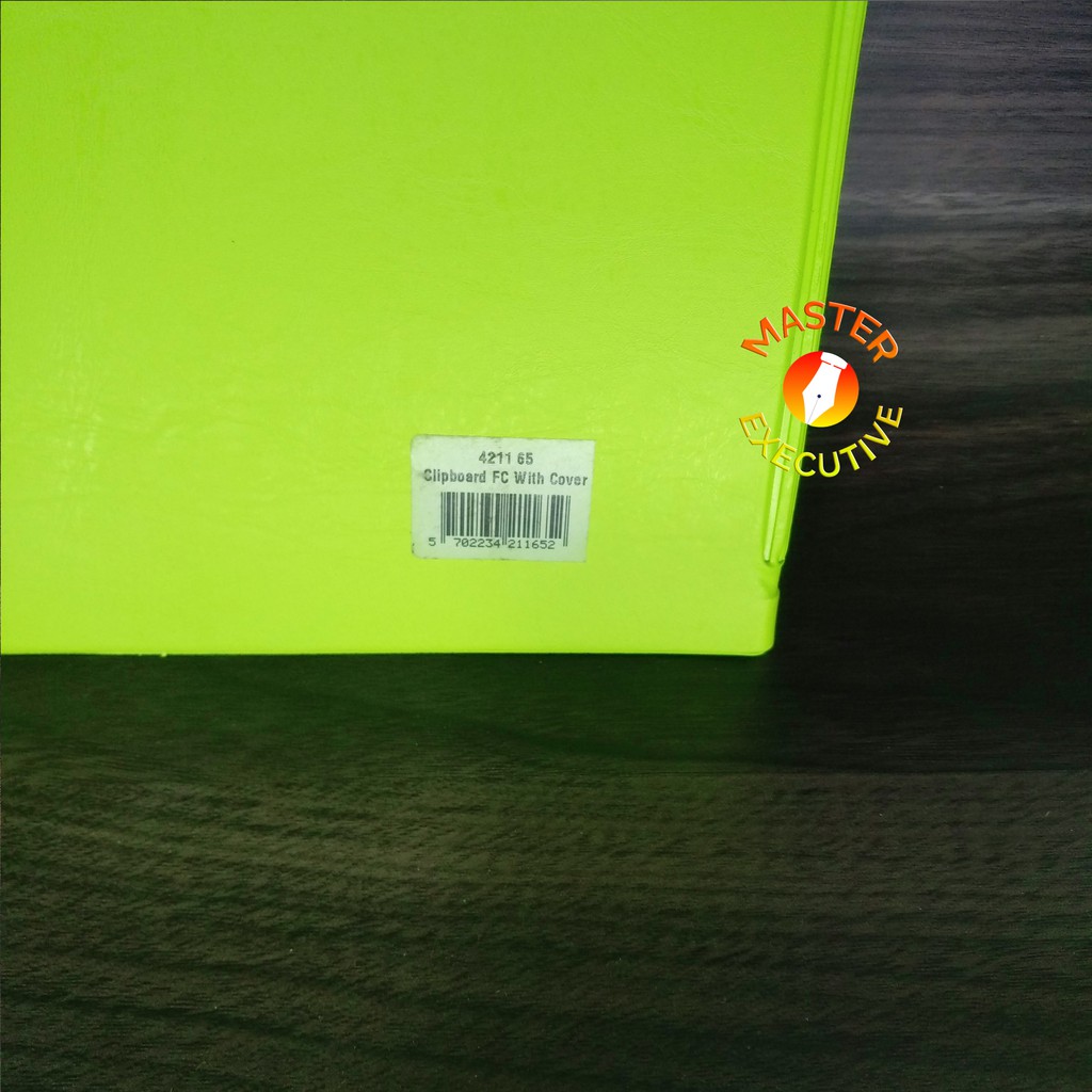 Bantex Clipboard with Cover - Papan Dada Kulit Sintetis Hijau Stabilo 4211 65