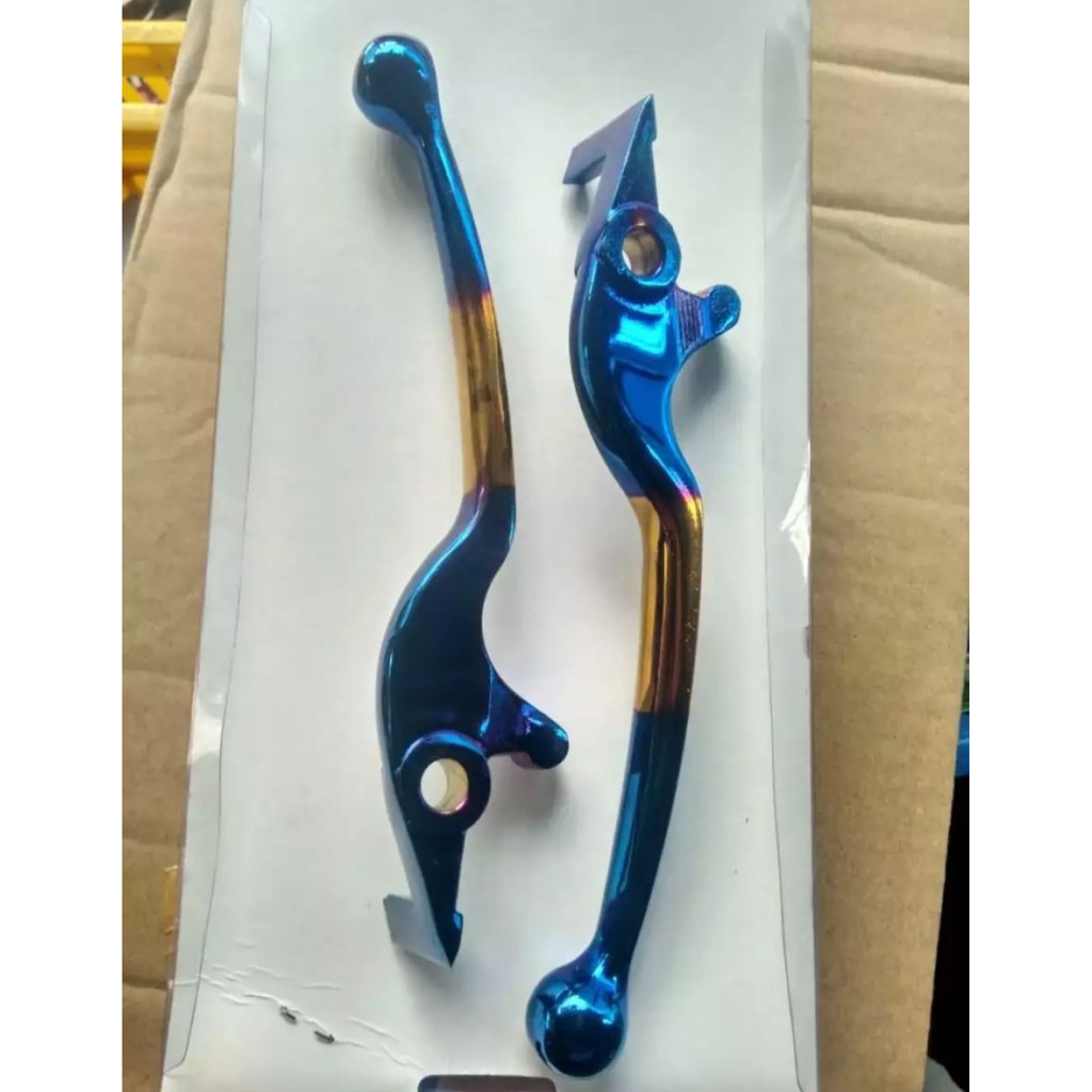 Handle Rem Nmax - Handle Rem Full CNC - Aksesoris Handle Rem Nmax - BlueGold