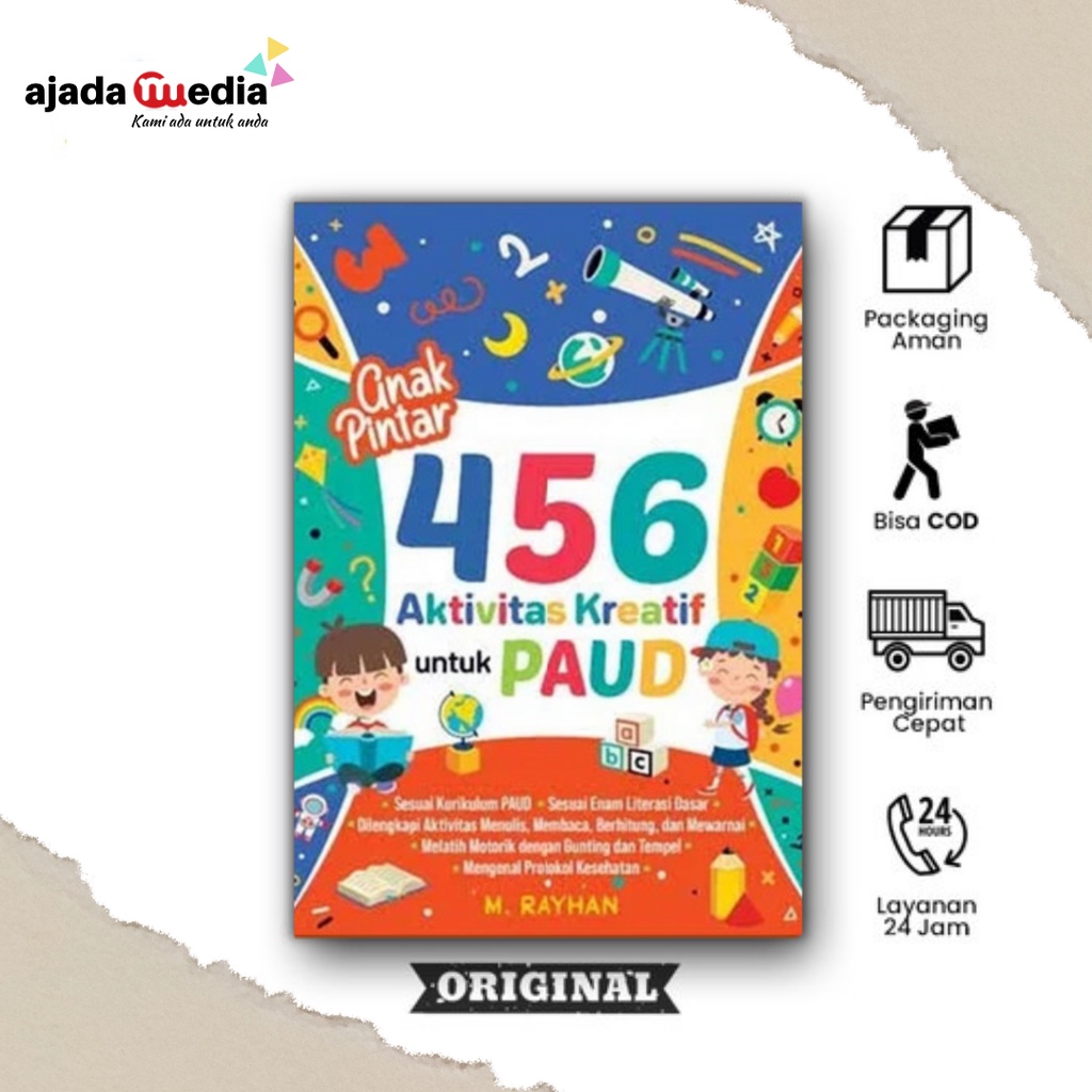 ANAK PINTAR 456 AKTIVITAS KREATIF UNTUK PAUD