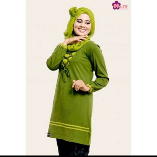 Evermos Mutif Tunik 94 hijau lumut