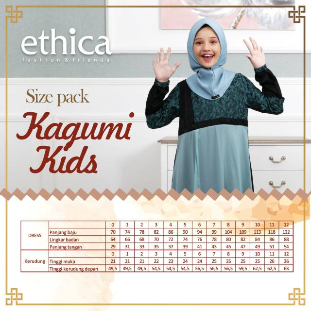 Ethica Elfa 86 - Baju Muslim Sarimbit Keluarga Family Series Original Termurah