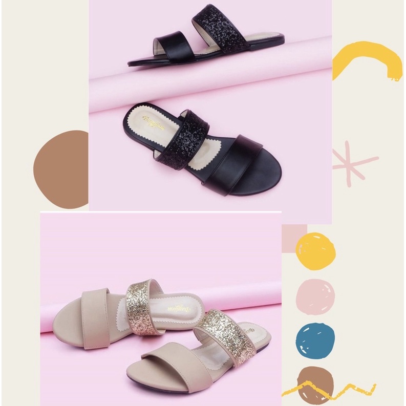 Sendal big size wanita Dumbumshoes EVERLY