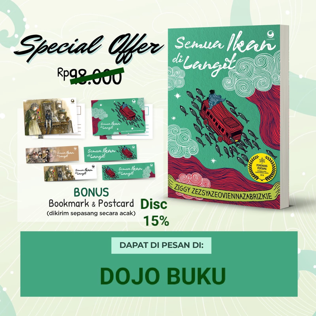 Buku Semua Ikan di Langit (Ziggy Zezsyazeoviennazabrizkie)